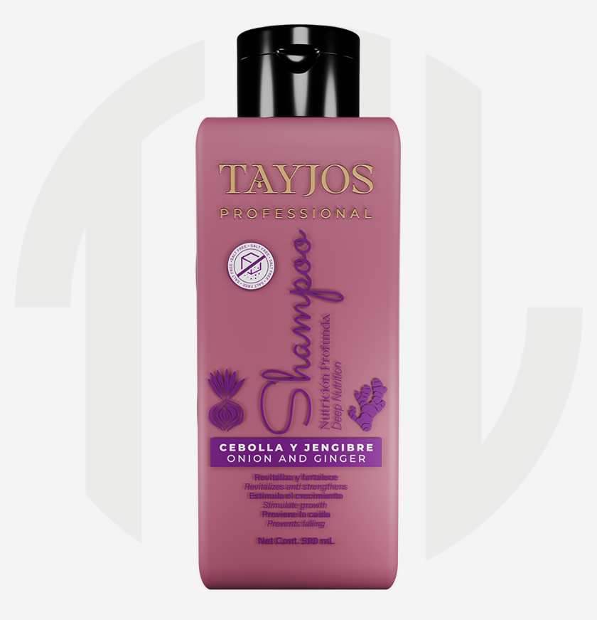 SHAMPOO CEBOLLA Y JENGIBRE 500 FRONT