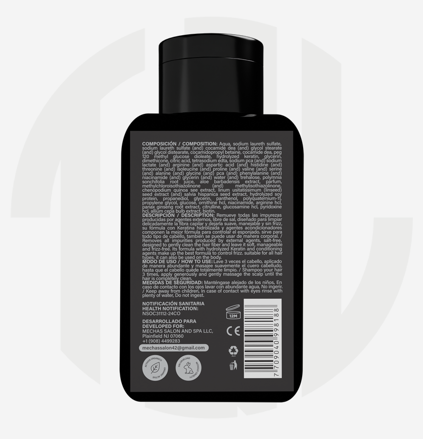 SHAMPOO LISO EXTREMO 300 BACK