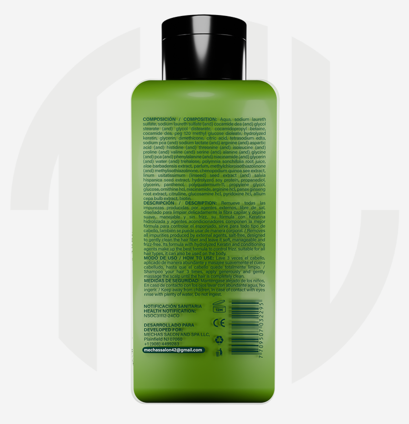 SHAMPOO ROMER – BACK