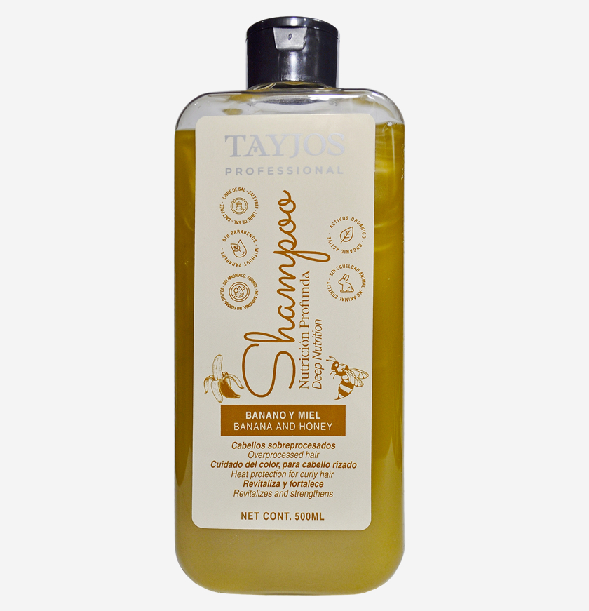 Shampoo Capilar Banano y Miel